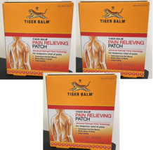3x Tiger Balm Pain Relieving Large Patch 5 pk each Regular Size (exp 03/... - $23.75