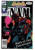 The &#39;Nam #53 1990 Marvel Origin of Punisher skull -Newsstand - £44.18 GBP