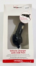 Verizon Vehicle Charger With USB Port Universal ~ NEW IN BOX - $3.99