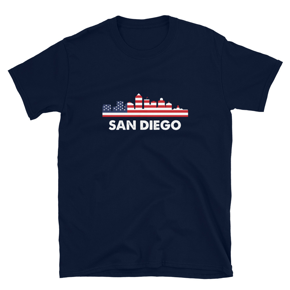 San Diego American Flag Shirt, 4th of July shirts T-shirt Item image 2