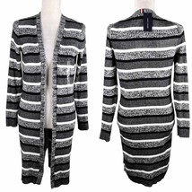 Tommy Hilfiger Duster Sweater Black White S/P New - £31.08 GBP