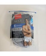 Hanes Briefs Small Mens/Teens Big Boys TAGLESS Black Grey Pack of 8 Cott... - $13.87 CAD