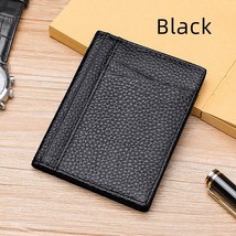 Super Soft Men&#39;s Genuine Leather Card Wallet Slim Thin Mini Small Bifold Wallet  - £19.31 GBP