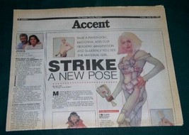 MADONNA ACCENT NEWSPAPER SUPPLEMENT VINTAGE 1991 - $24.99