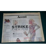 MADONNA ACCENT NEWSPAPER SUPPLEMENT VINTAGE 1991 - $34.26 CAD