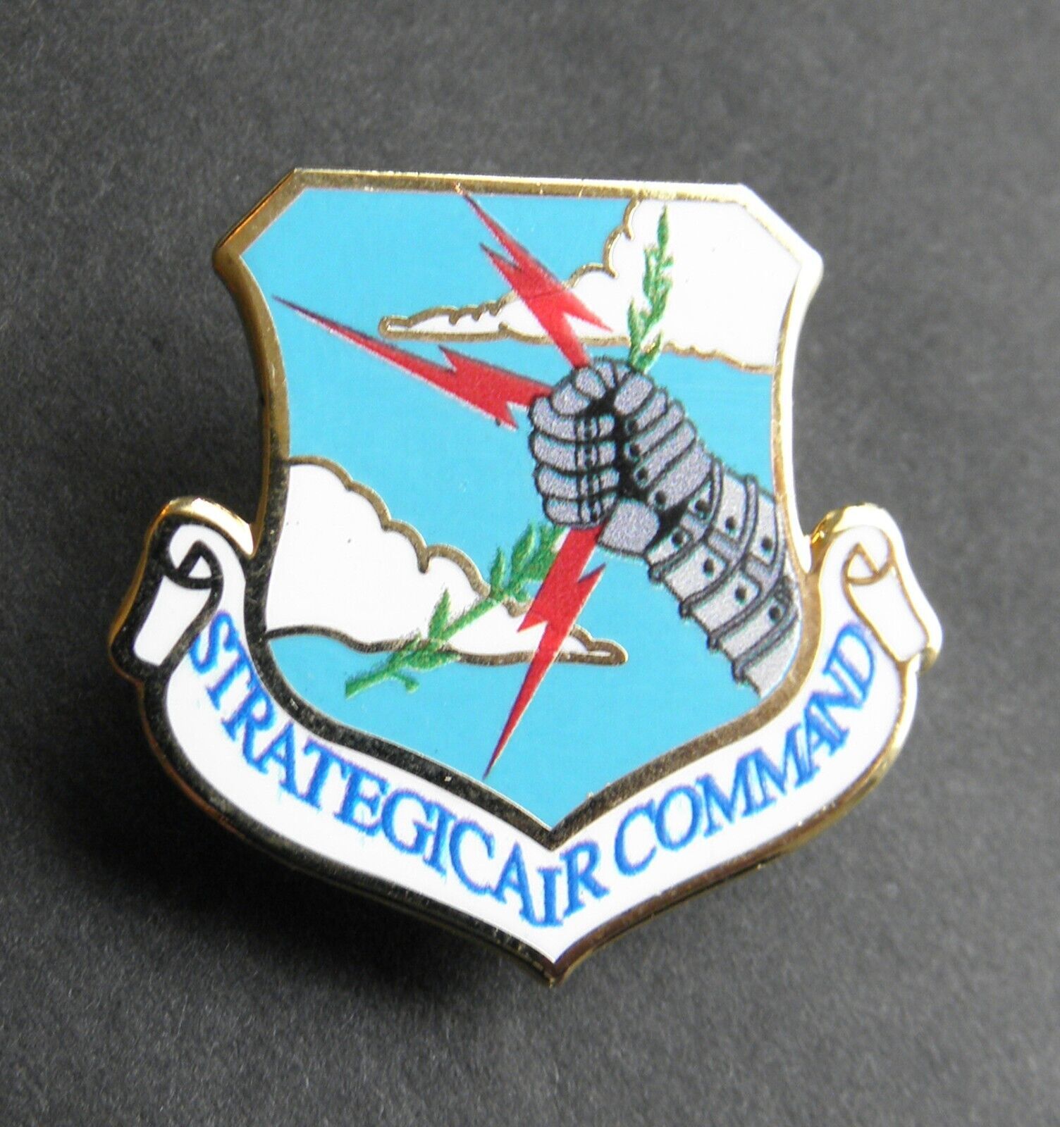 Strategic Air Command USAF Air Force Lapel Pin 1.2 inches - £4.50 GBP