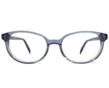 Warby Parker Eyeglasses Frames IRA N 318 Clear Blue Cat Eye Oval 49-16-140 - £43.96 GBP