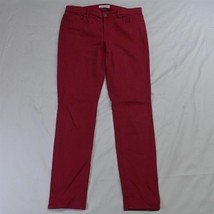 LOFT 28 / 6 Modern Skinny Red Stretch Denim Jeans - £10.95 GBP