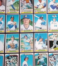 1979 &amp; 1980 O-Pee-Chee OPC Seattle Mariners Baseball Card Lot NM+ (30 Cards) - £23.94 GBP