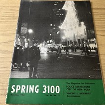 SPRING 3100 NYPD MAGAZINE DECEMBER 1965 - $134.09 MXN