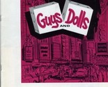 Guys &amp; Dolls Souvenir Program Ohio State University 1958 Mershon Auditorium - $17.82