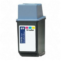 Compatible with HP 49 Tri-Color (51649A) Rem.Ink Cartridge - £13.82 GBP