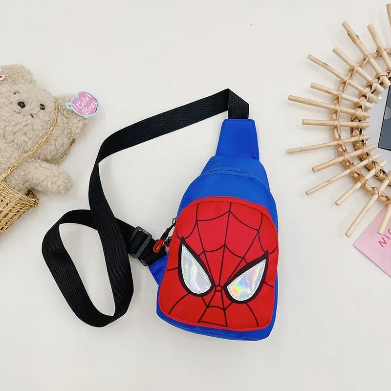Artoon children s shoulder bags anime spiderman frozen 2 high capacity chest bag unisex thumb200