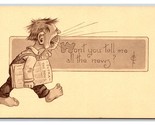 Artist Signed Fred Cavally Bowery Kids Tell Me The News UNP Sepia DB Pos... - £3.07 GBP
