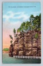 Palisades of Wisconsin Dells Wisconsin WI Linen Postcard F19 - $2.92