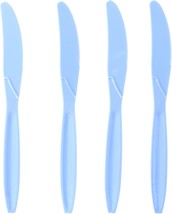 Amscan Pastel Blue Plastic Knife Big Party Pack, 100 Ct. - £21.64 GBP