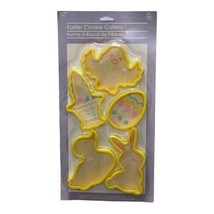 Easter Cookie Cutters NIB Spring Holiday Chick Duck Bunny Egg Basket 5 Piece - £6.84 GBP