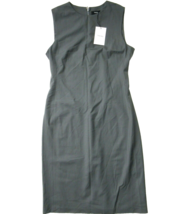 NWT Theory Eano W in Dark Cement Gray Traceable Wool Sheath Dress 4 $345 - £71.21 GBP