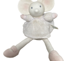 Tikiri Meiya &amp; Alvin Meiya the Mouse White Rubber Head Plush Body 10 Inc... - £11.48 GBP