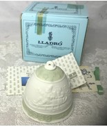 Vintage Lladro 1988 Christmas Porcelain Bell Ornament Mate No. 5.525  Orig Box - $19.75