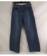 Urban Up Pipeline Distressed Embroidered Bootcut Jeans Boy&#39;s Size 14 - $9.89