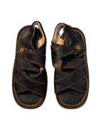 Dr. Martens Sz 13 Black Leather Childrens Sandals Open-Toe Made In England - $50.00