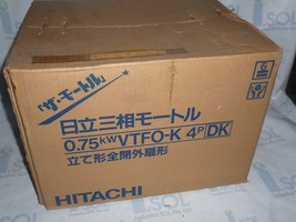 New Hitachi 0.75kW VTFO-K 4P 3ph induction motor 0.75kWVTFO-K 4P - £639.82 GBP