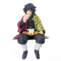 5.1&#39;&#39;Anime Demon Slayer Tomioka Giyuu Eat Rice Balls Action Figure PVC D... - £7.72 GBP