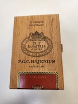 Tuit Panatella Sumatra P.g.c. Hajenius Amsterdam Wood Cigar Box - £8.46 GBP