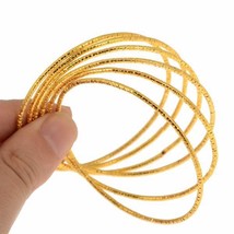 NEW 3/4/6pcs 1 Set New Fashion Gold Silver Color Baby Kids Children Round Band B - £9.79 GBP