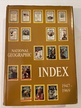 National Geographic Index 1947-1969 - (1970 HB) Reference Book - £5.22 GBP