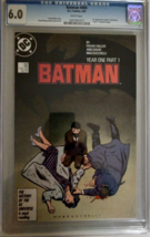 1987 Batman #404 Year One Part 1 CGC 6.0 Wh Pgs, 1st Appr Of Modern Catwoman - £37.19 GBP