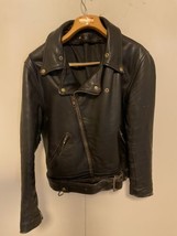 Vintage Cal-Leather Police  ??Motorcycle Jacket Size XL Collar - £2,972.63 GBP