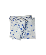 D Porthault Blue Stars King Size Duvet Cover plus 2 Euro Square Pillow S... - $3,778.02 CAD