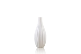 Matte White Decorative Art Ceramic Vase Home Decor Floral Flower Holder Simple - £15.20 GBP