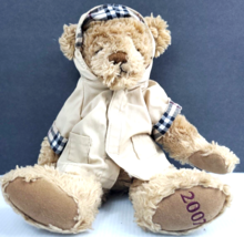 Burberry Fragrance Teddy Bear 2007 With Nova Check Rain Coat &amp; Hat - £63.19 GBP