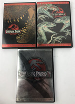 Jurassic Park Lot Of 3 DVDs (Jurassic park, The Lost World, Jurassic park 3) - £13.61 GBP