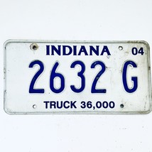 2004 United States Indiana 36000 lbs Truck License Plate 2632 G - £14.75 GBP