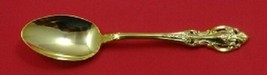 Grand Victorian Vermeil By Wallace Sterling Silver Teaspoon 6 1/8&quot; - £77.09 GBP