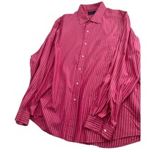 Polo Ralph Lauren Custom Philip Men Shirt Fine Two Ply Pink Button Up XX... - $24.72