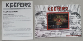 Dungeon Keeper 2 manual &amp; Hot Key reference card NO DISC - £10.08 GBP