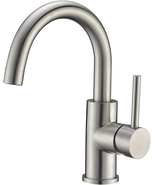 Bar Sink Faucet, Bathroom Kitchen Faucet Brushed Nickel Pre Wet Small Mi... - €35,14 EUR