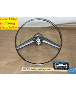 OEM 1957-1958 CADILLAC STEERING WHEEL HORN RING WITH EMBLEM &amp; SPRING CON... - $247.49