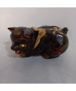 Vintage Piggy Bank Hand Painted Fred Roberts &quot;For That Cadillac&quot; Padlock... - $19.95