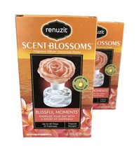 Lot 2 Scent Blossoms Fragrance Diffuser Handmade Flower Tropical Escape ... - £22.07 GBP