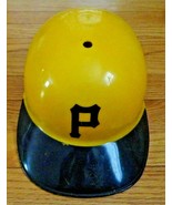 Vintage little league baseball helmet yellow hard plastic adjustable - £15.63 GBP