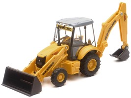 New Holland B110C Backhoe Loader Yellow Diecast Model by New Ray - €36,18 EUR