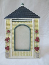 Vintage Ceramic Picture Frame For 3.5 x 5 Photo w/ Stand House Home Roses - £7.90 GBP