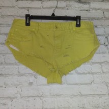 Ann Taylor Loft Shorts Womens 14 Green Cut Off Distressed Shortie - $21.99