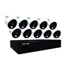 Night Owl CCTV Video Home Security Camera System with 10 Wired 1080p HD Indoor/O - £443.27 GBP